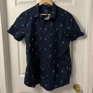 Men’s George Slim Fit Hawaiian Shirt Large